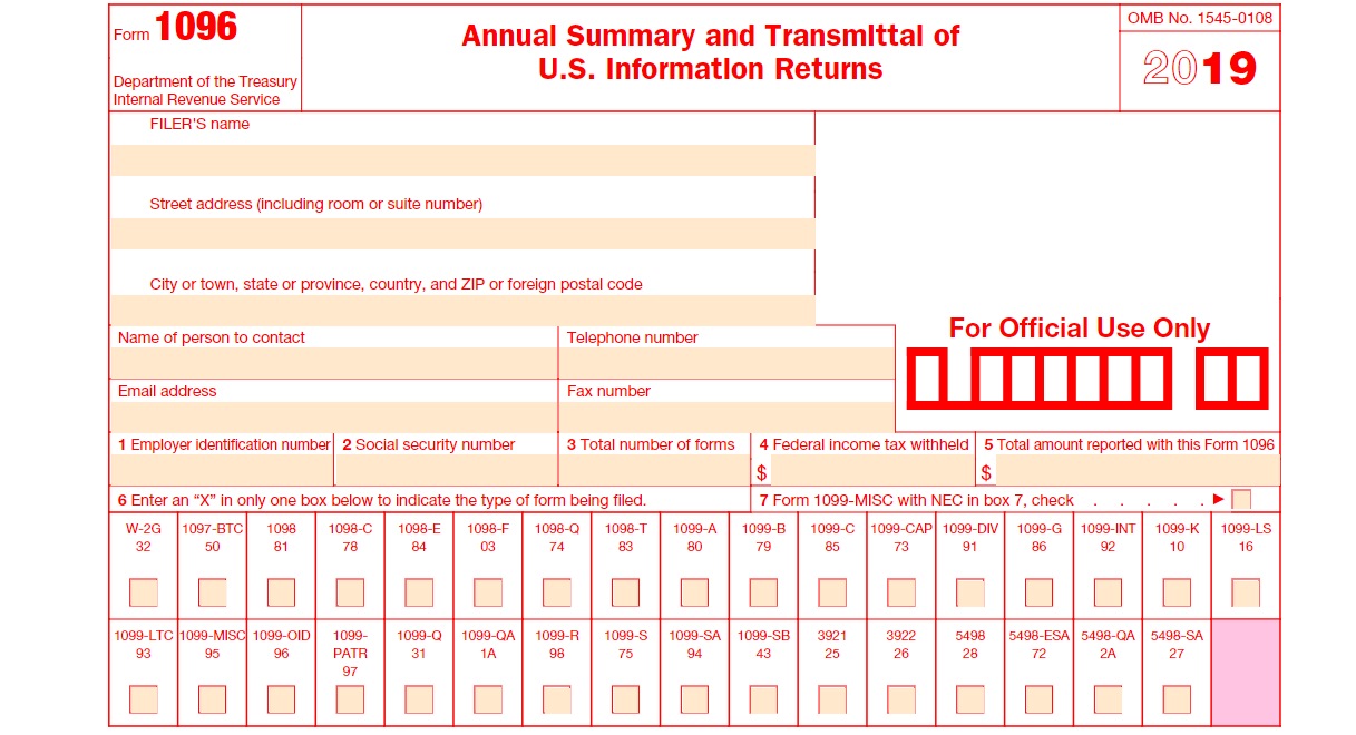 1096 IRS Fill, Save, Print & Share Forms Online ID 404 PDFQuick